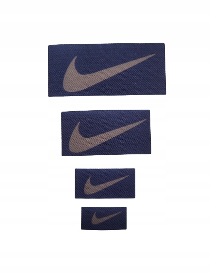 Naprasowanka termo naszywka NIKE zestaw 4szt duża