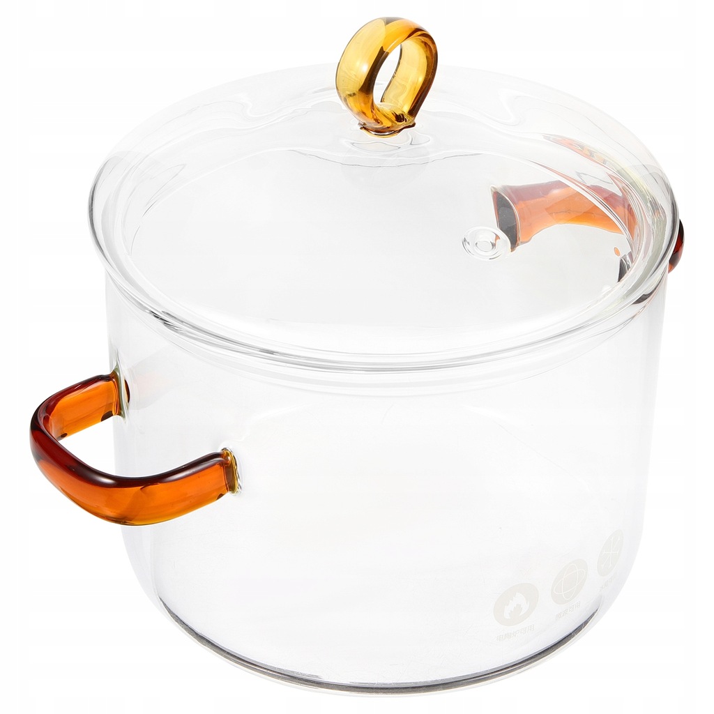 Glass Cooking Pot Clear Simmering Stove