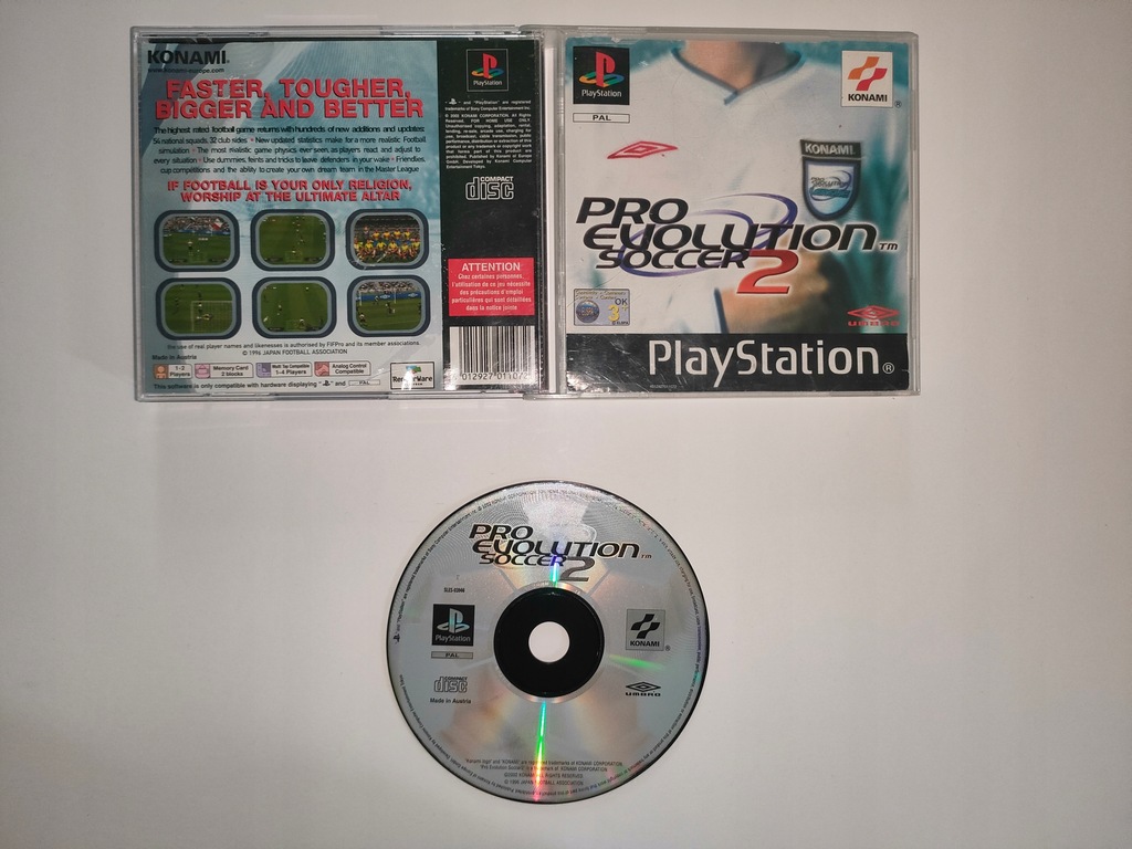 PRO EVOLUTION SOCCER 2 PSX PS1