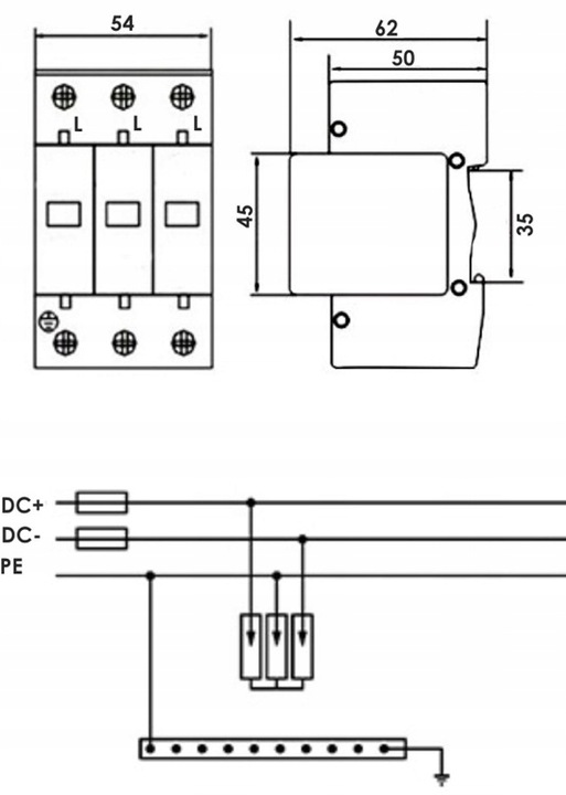 Купить ОГРАНИЧИТЕЛЬ ПЕРЕПОЛНЕНИЯ T2 1000 В ПОСТОЯННОГО ТОКА ...