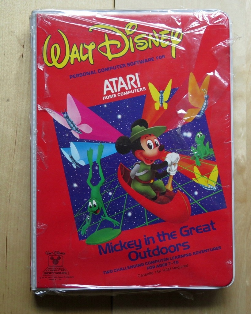 ATARI MICKEY GREAT OUTDOOR kaseta jak nowa pudełko