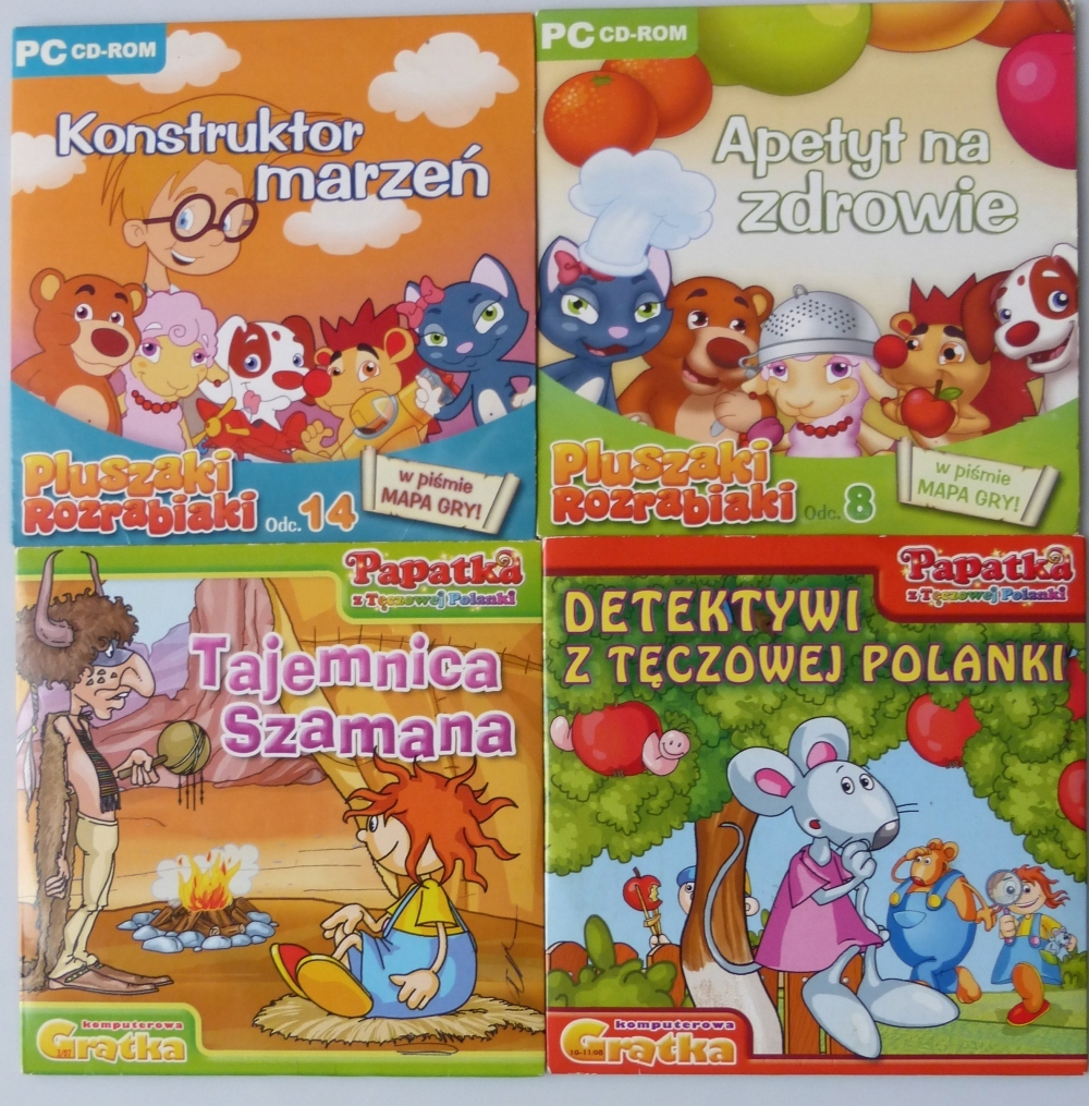Gry Na Pc Pluszaki Rozrabiaki 4szt Dzieci Maluchy 9660501166 Oficjalne Archiwum Allegro