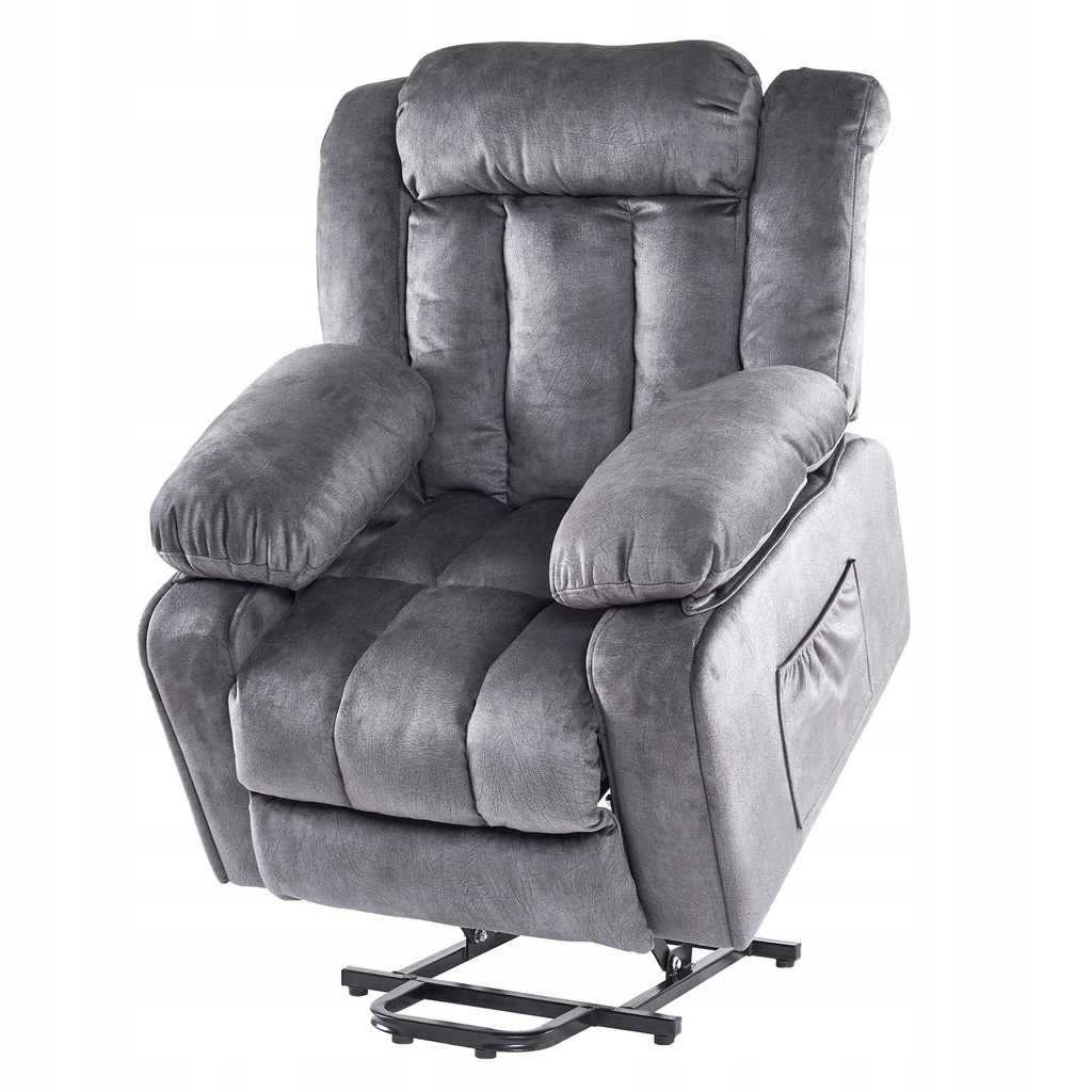 Elektryczny fotel rekreacyjny z pochylania i ogrzewaniem masującym z pilot