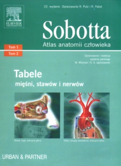 Sobotta atlas anatomii człowieka tabele