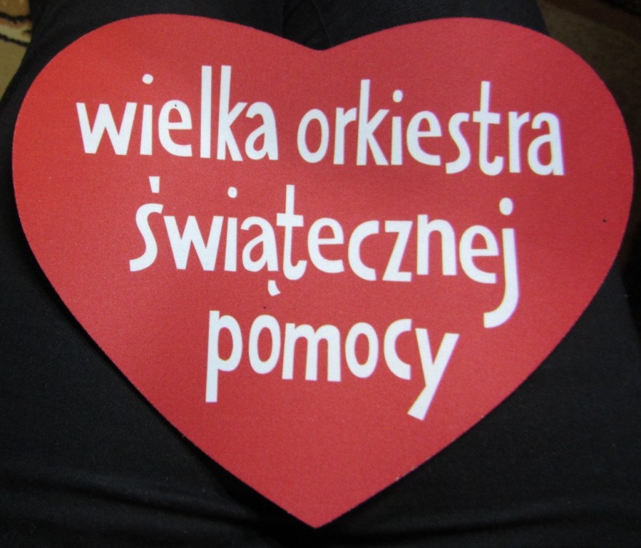 ♥♫ Podkładka pod mysz WOŚP, ze SZTABU ♫♥