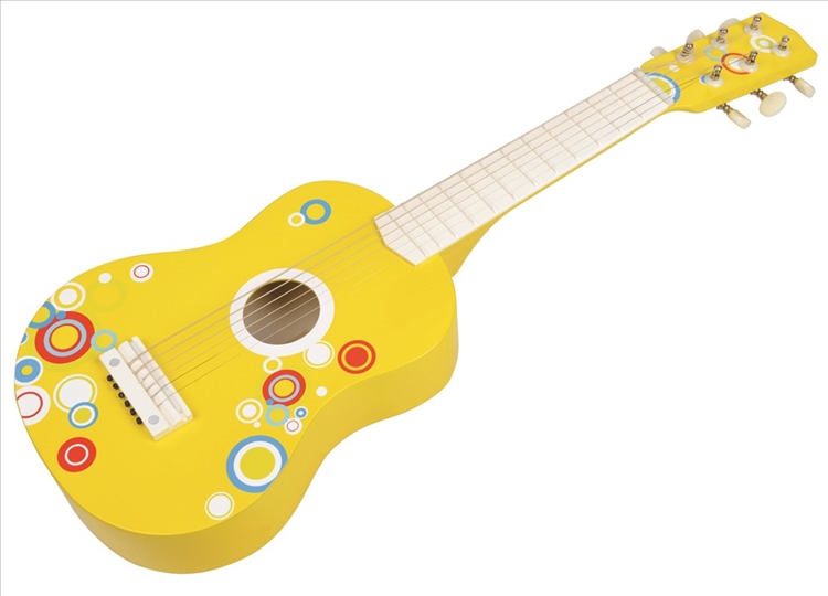 ŻÓŁTA GITARA KLASYCZNA dla dziecka 6 strun NOWOŚĆ