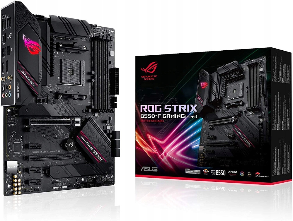 Купить Материнская плата ASUS ROG Strix B550-F Gaming WI-FI: отзывы, фото, характеристики в интерне-магазине Aredi.ru