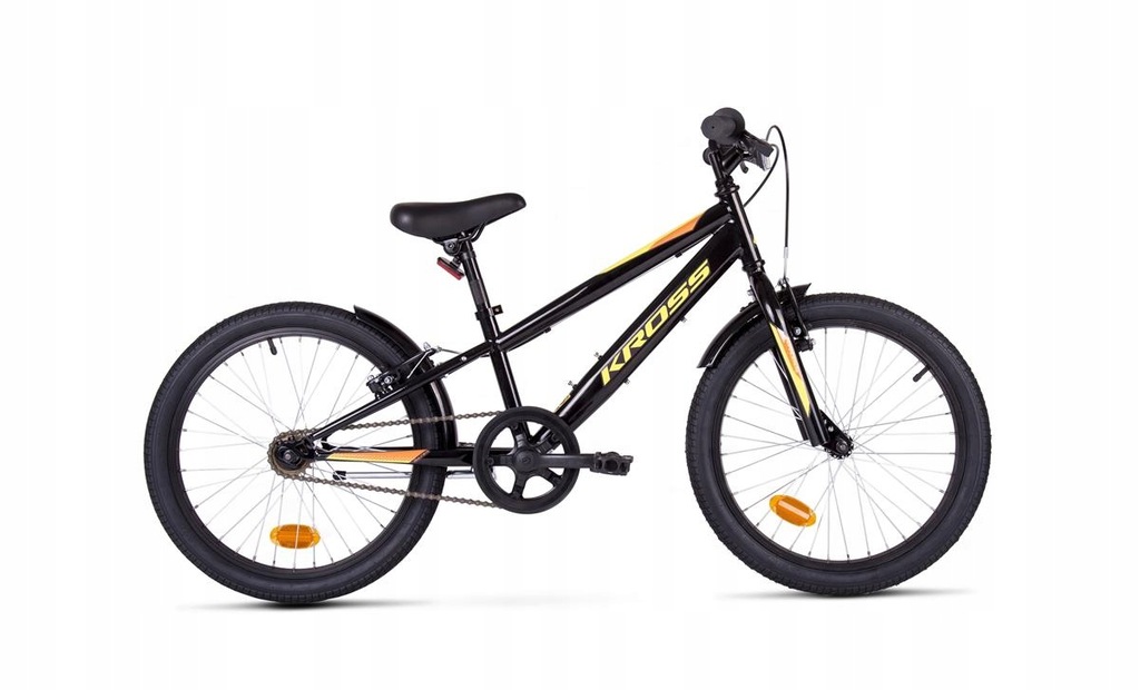 Rowery dziecięce Kross Racer 5.0 Czarny 20'' Żółty