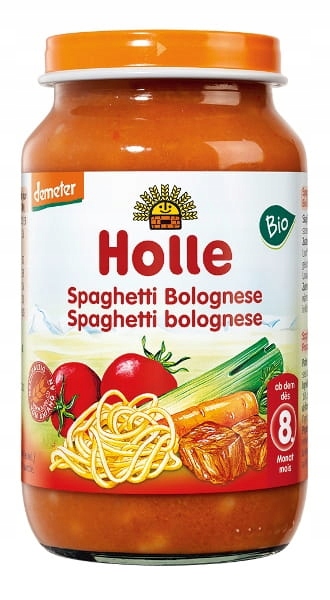 Holle Bio Danie dla niemowląt Spaghetti Bolognese