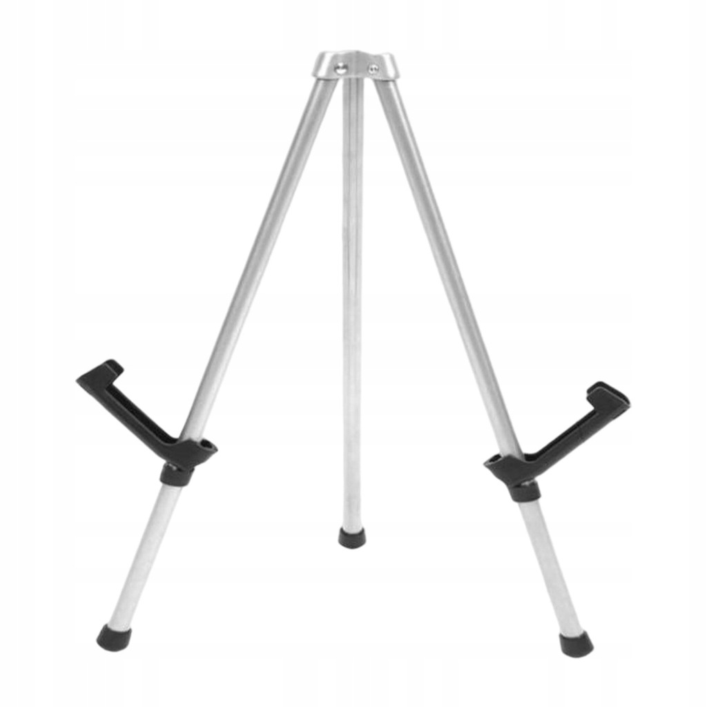 Display Easel Durable Non Slip Metal Folding Tripod Stand Holder for Silver