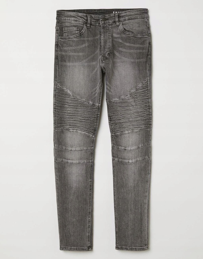 03D015 H&M_MJ9 SPODNIE JEANS RIPPED SKINNY_W29