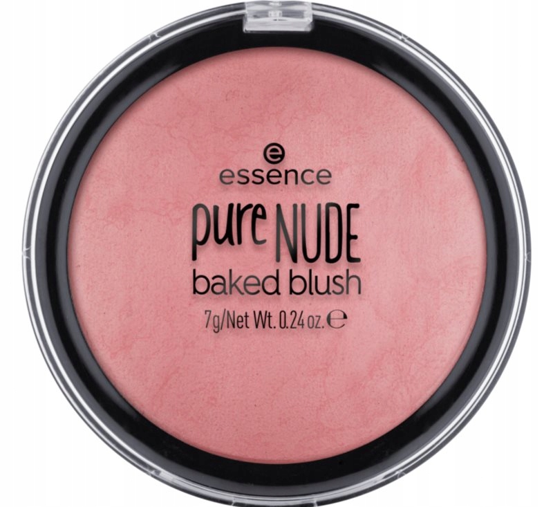 essence pure NUDE baked pudrowy róż odcień 07 Cool Coral 7 g