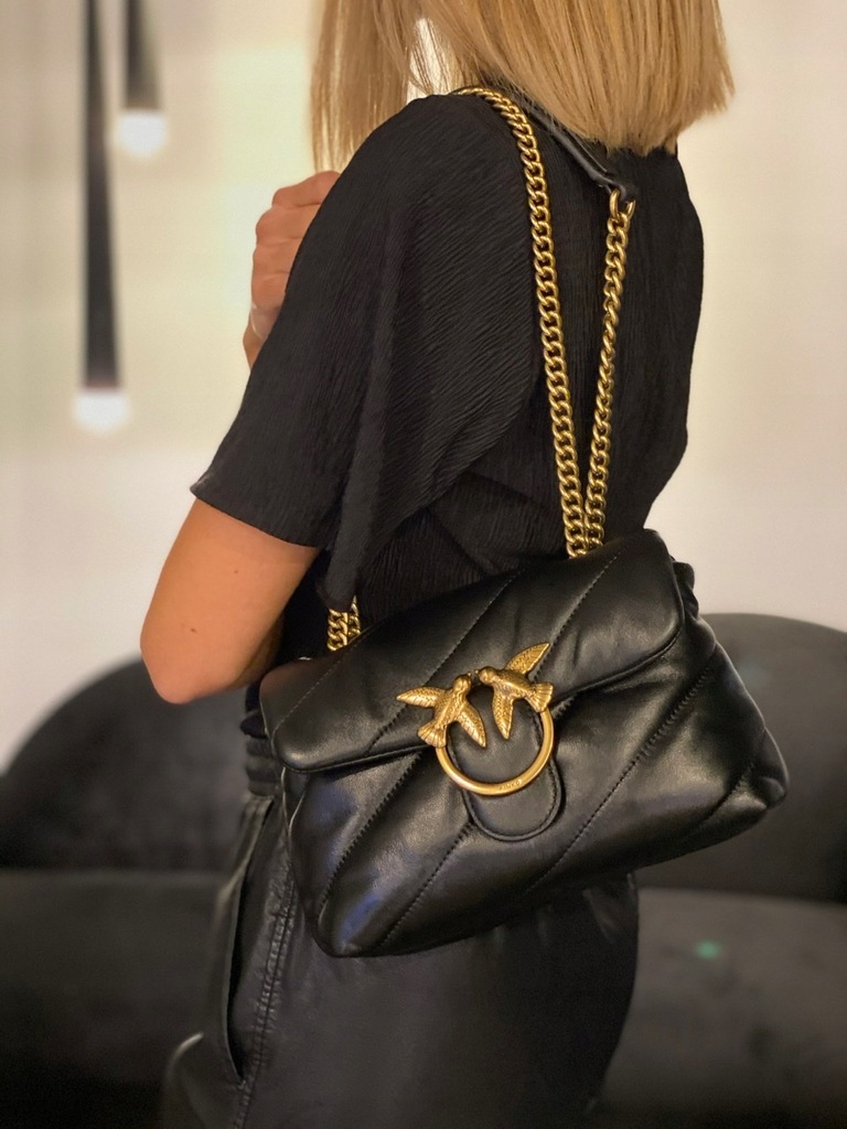 PINKO TOREBKA LOVE MINI PUFF 1P21ZW CZARNA 9651457820