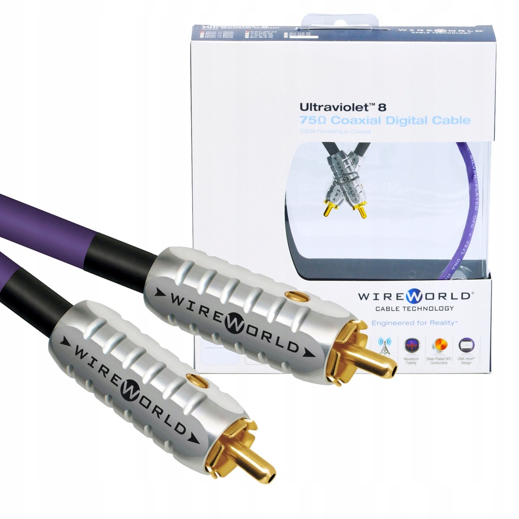KABEL COAXIAL RCA WIREWORLD ULTRAVIOLET 8 75OHM 6m