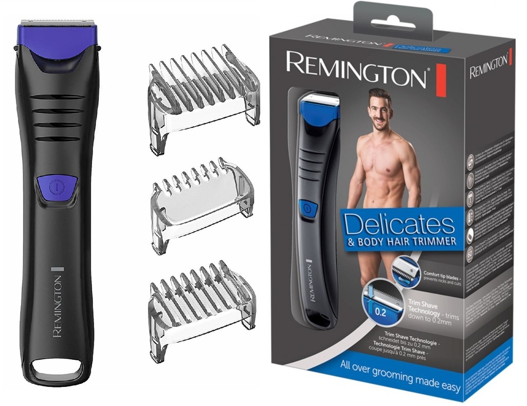 Trymer Maszynka do Ciała Remington BHT250 3nasadki - 10463177836 ...