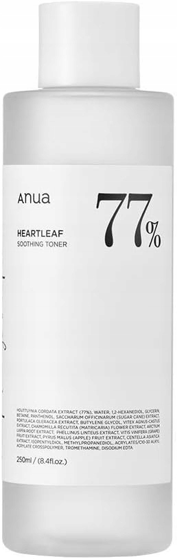 ANUA HEARTLEAF 77% SOOTHING TONER 250ml - tonik