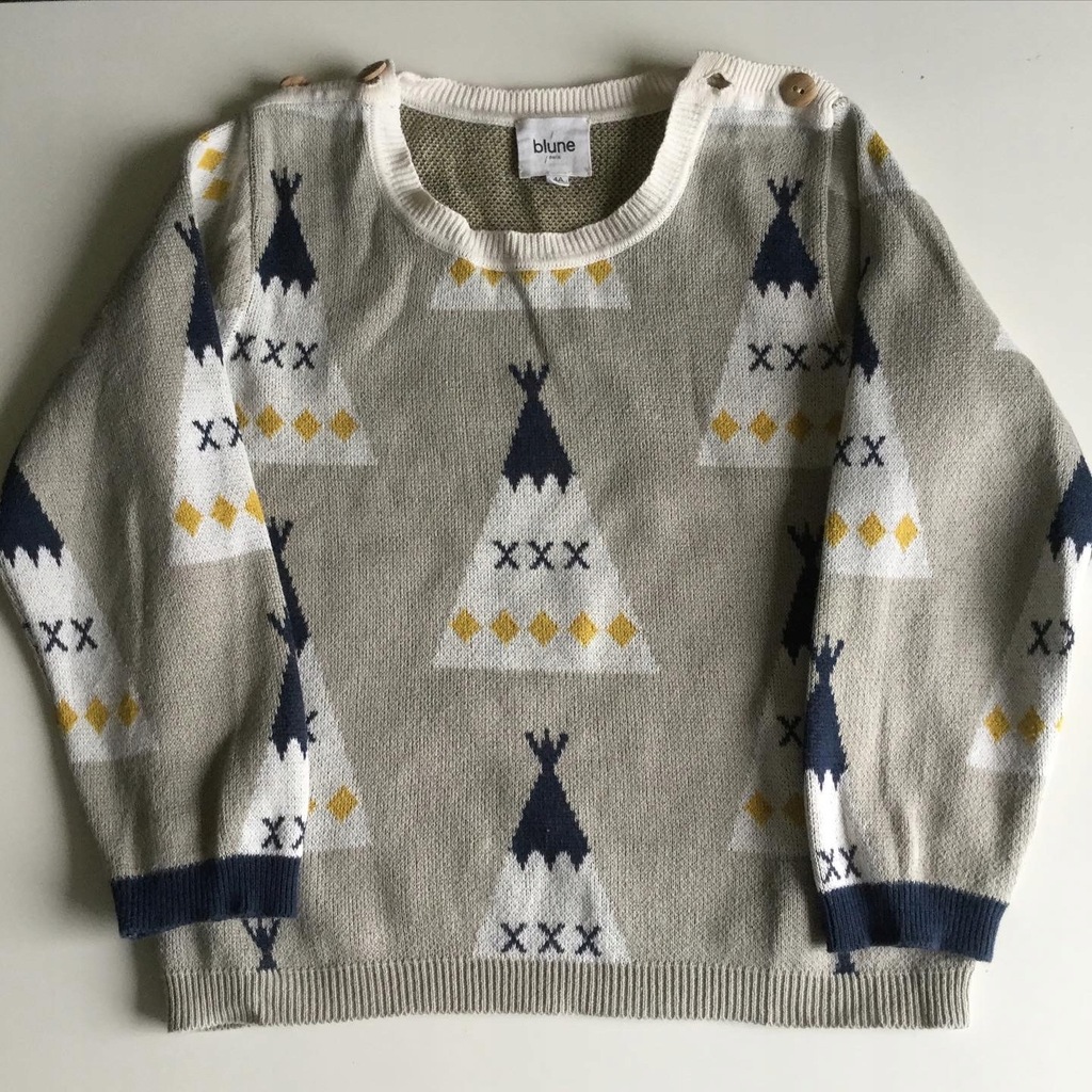 Sweter Blune Bobo Choses Zara wigwamy 104