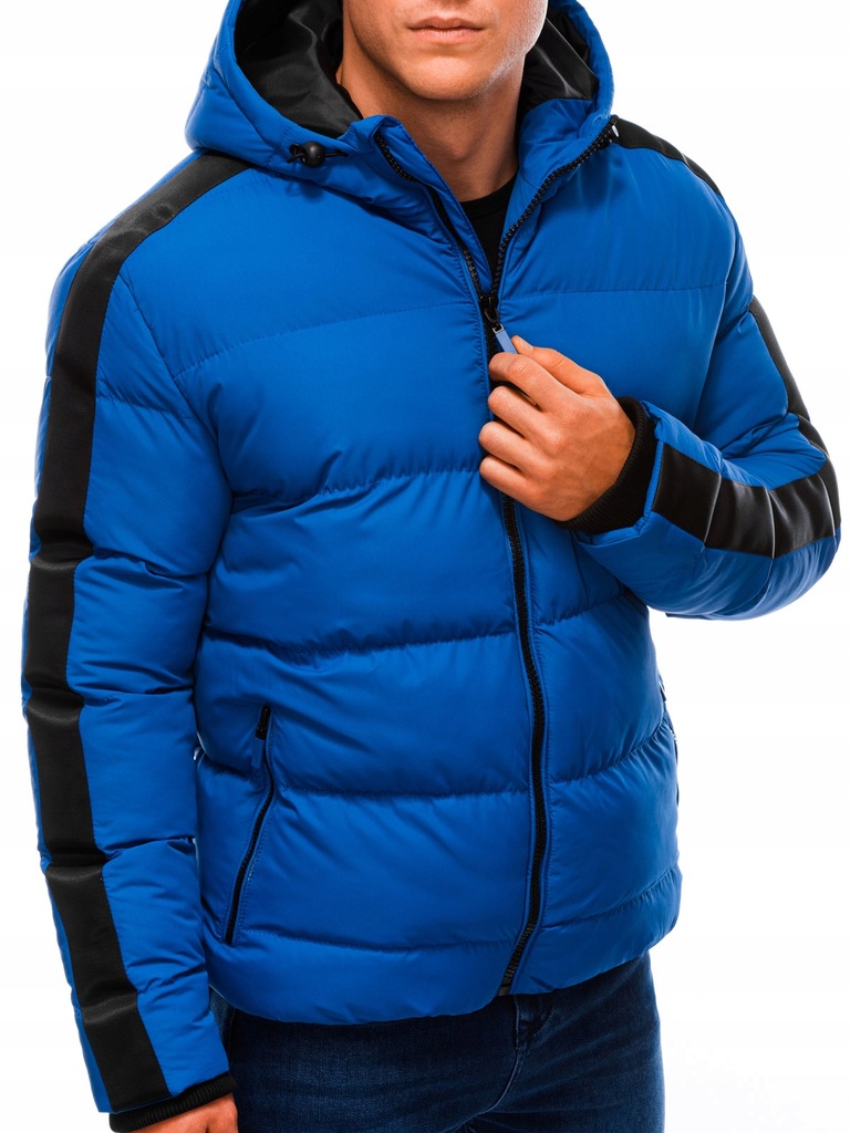 Купить Мужская зимняя стеганая куртка 535С, синяя L: отзывы, фото, характеристики в интерне-магазине Aredi.ru