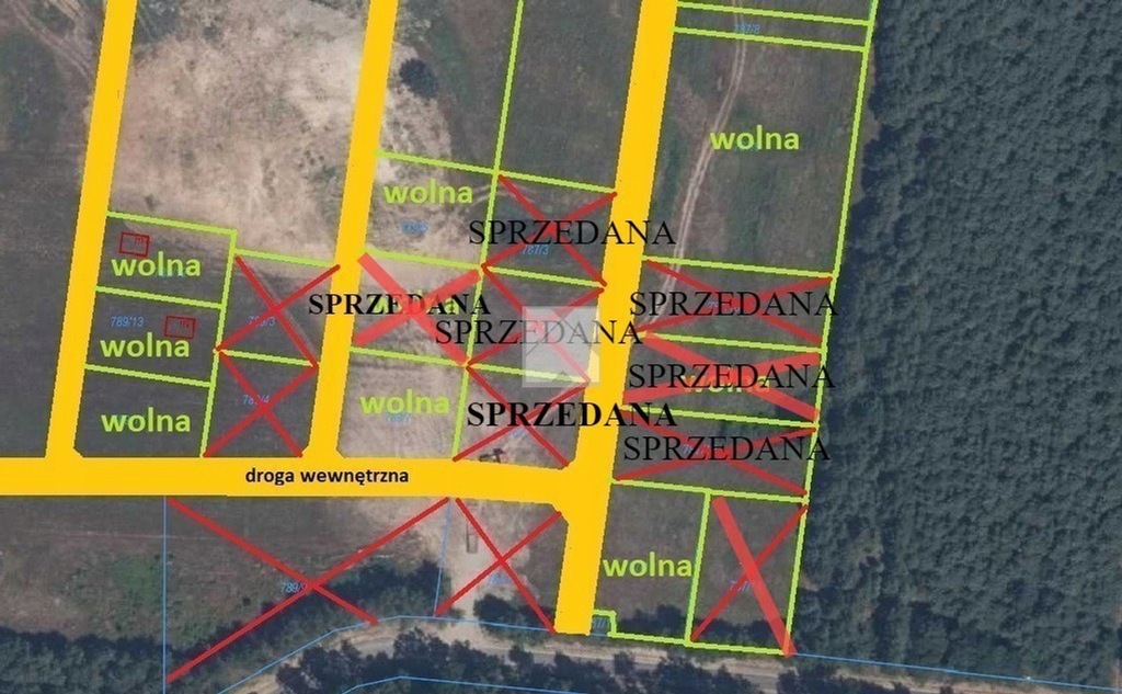 Działka, Radawa, Wiązownica (gm.), 800 m²