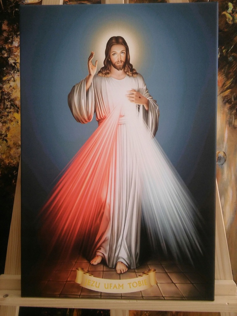 Obraz Jezu ufam Tobie 60x40 cm