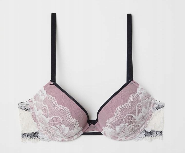 H&M Biustonosz push-up z koronką 65B