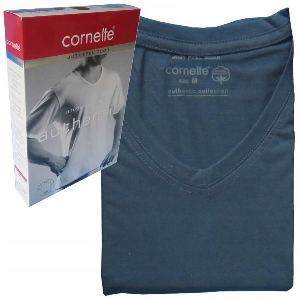 CORNETTE koszulka authentic 201 NEW grafit XL