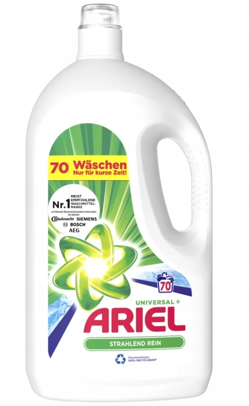 Ariel, Żel do prania białego, 3,85 l