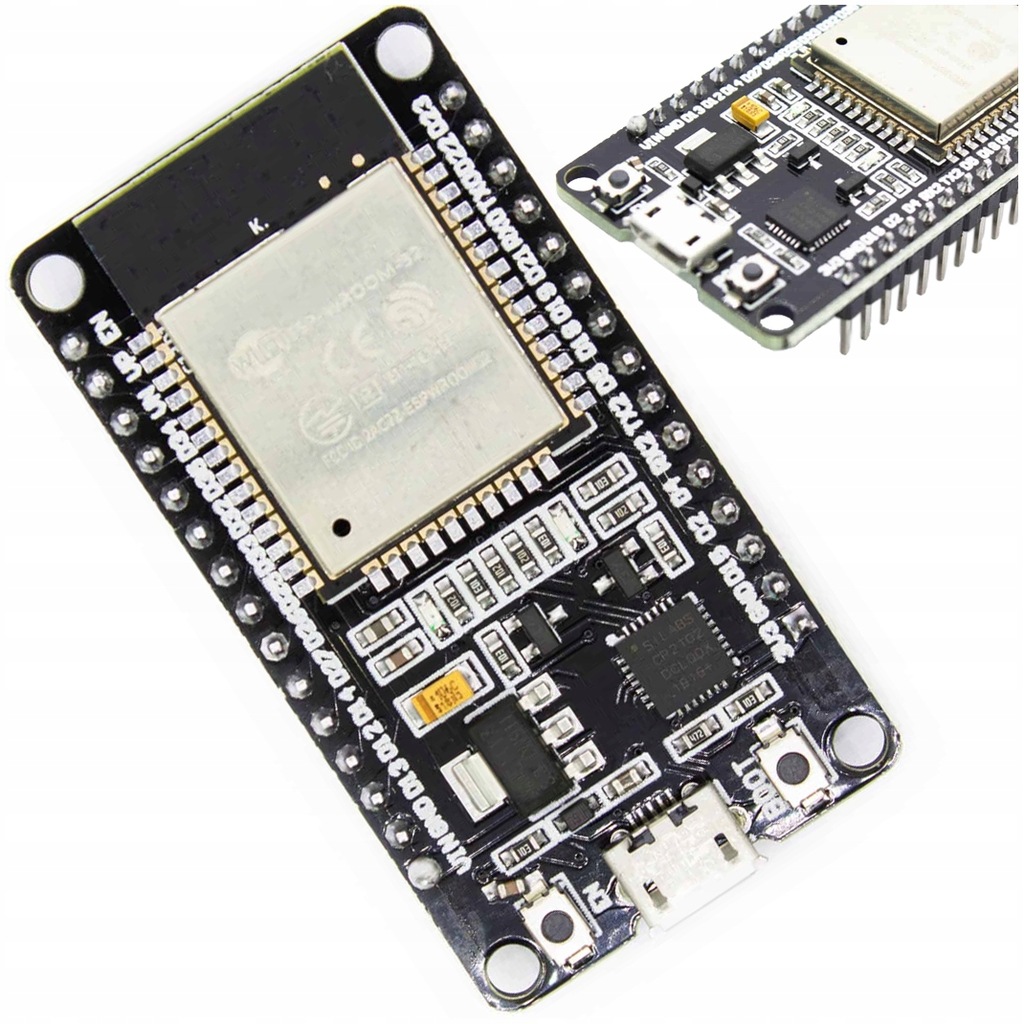 ESP32 ESP-WROOM-32 DevKit micro-USB WiFi BLE Antana PCB dla Arduino