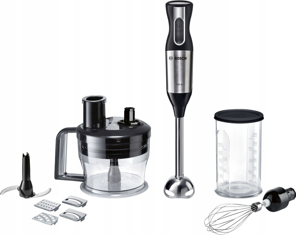 BLENDER RĘCZNY BOSCH MSM 6S90B 750W CZARNY 8399765364 oficjalne