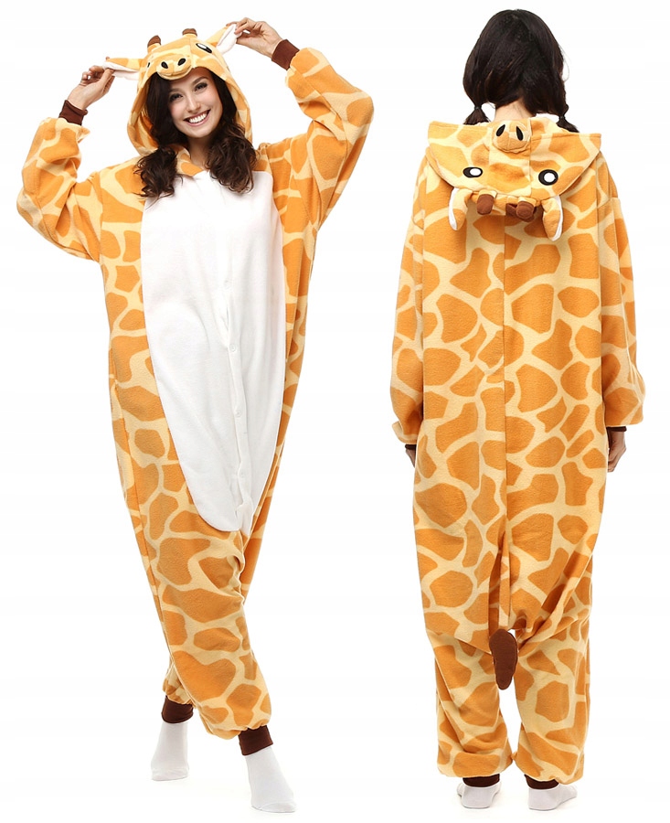 KOMPLET DRESOWY KIGURUMI ŻYRAFA JELEŃ r. XL 42