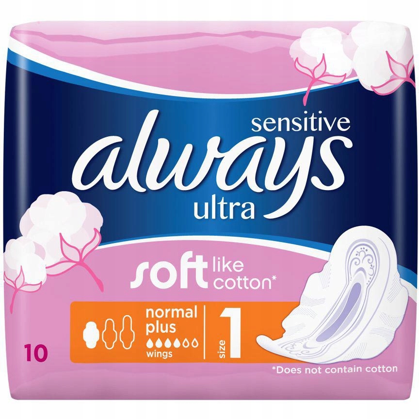 ALWAYS ULTRA NORMAL SENSITIVE PODPASKI 10 SZT