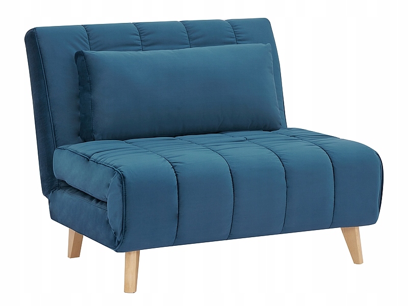 SOFA ROZKŁADANA KANAPA BILLY VELVET 188 NIEBIESKA