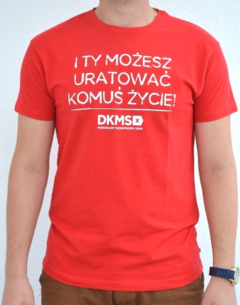 KOSZULKA MĘSKA ROZM. L - FUNDACJA DKMS