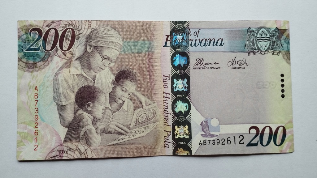 200 pula Botswana 2010 st.-1