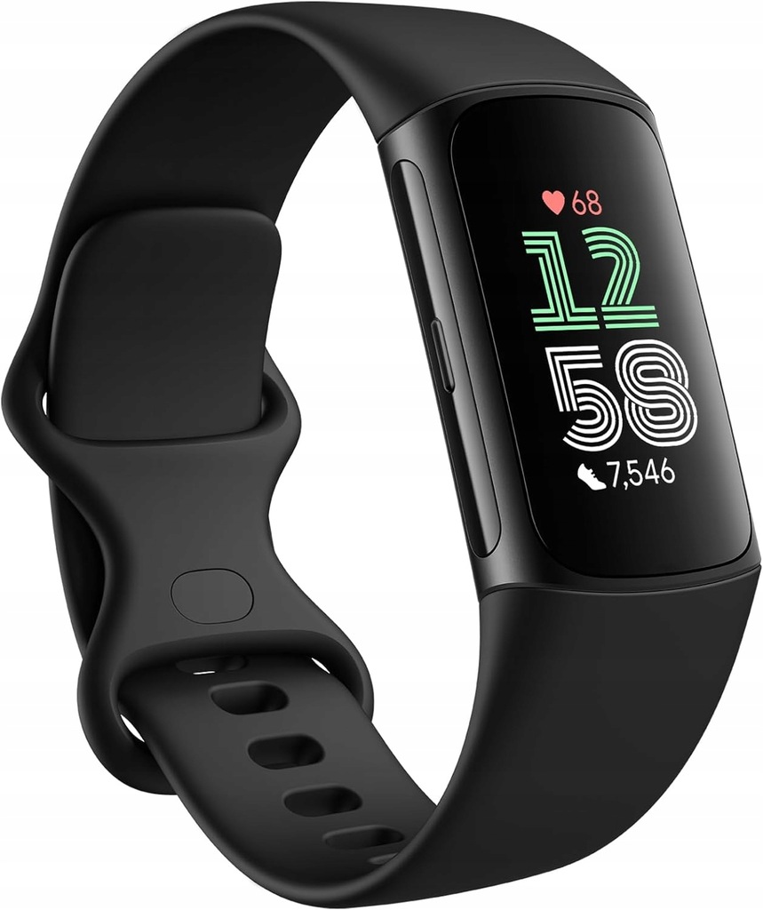 fitness Fitbit Charge 6 z aplikacjami Google, tętno na sprzęcie do ćwiczeń