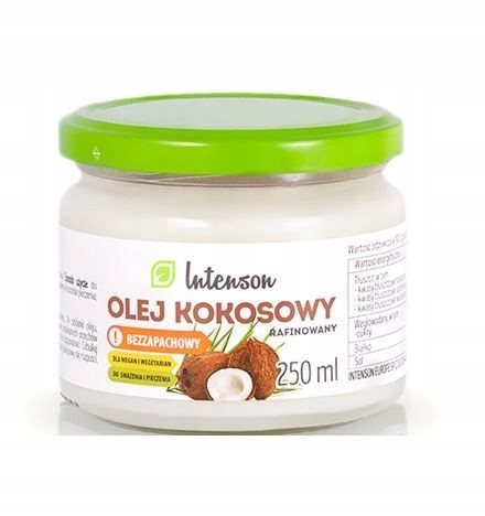 INTENSON OLEJ KOKOSOWY RAFINOWANY 250ml