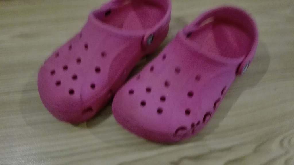 Klapki sportowe CROCS r. 34 różowe