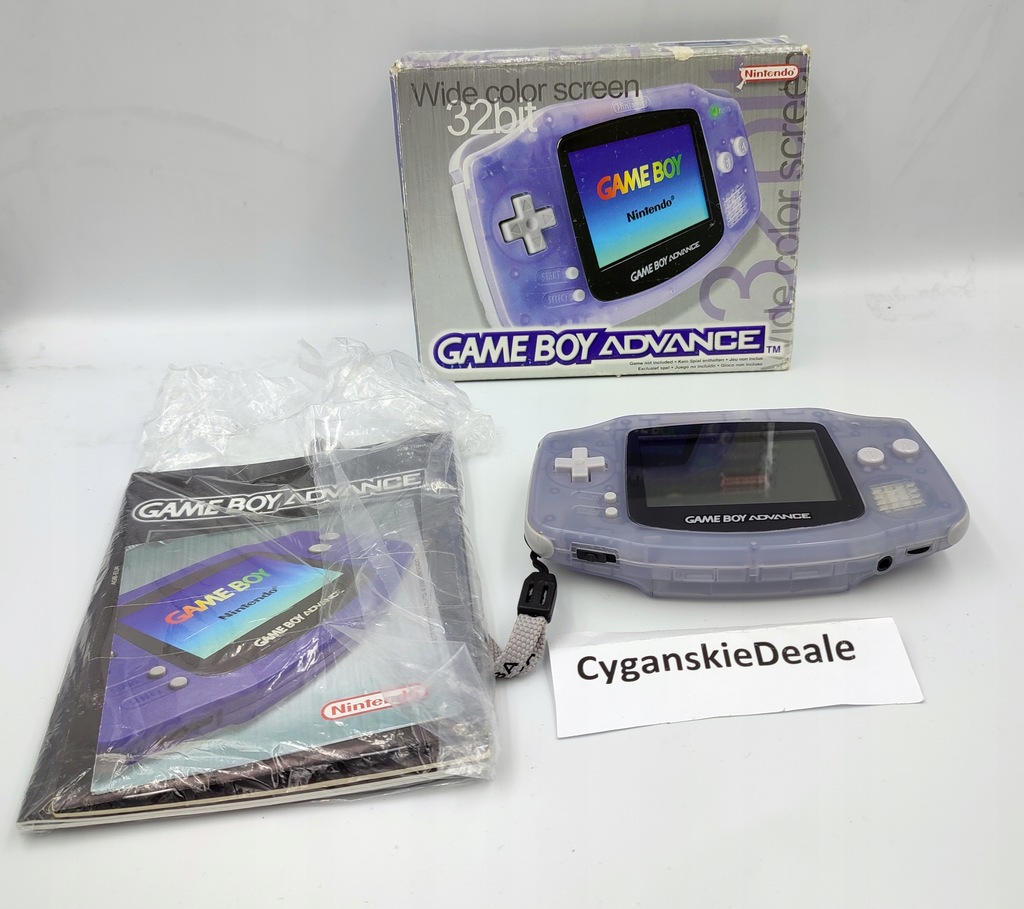 Nintendo Game Boy Advance / Przeźroczysty BOX