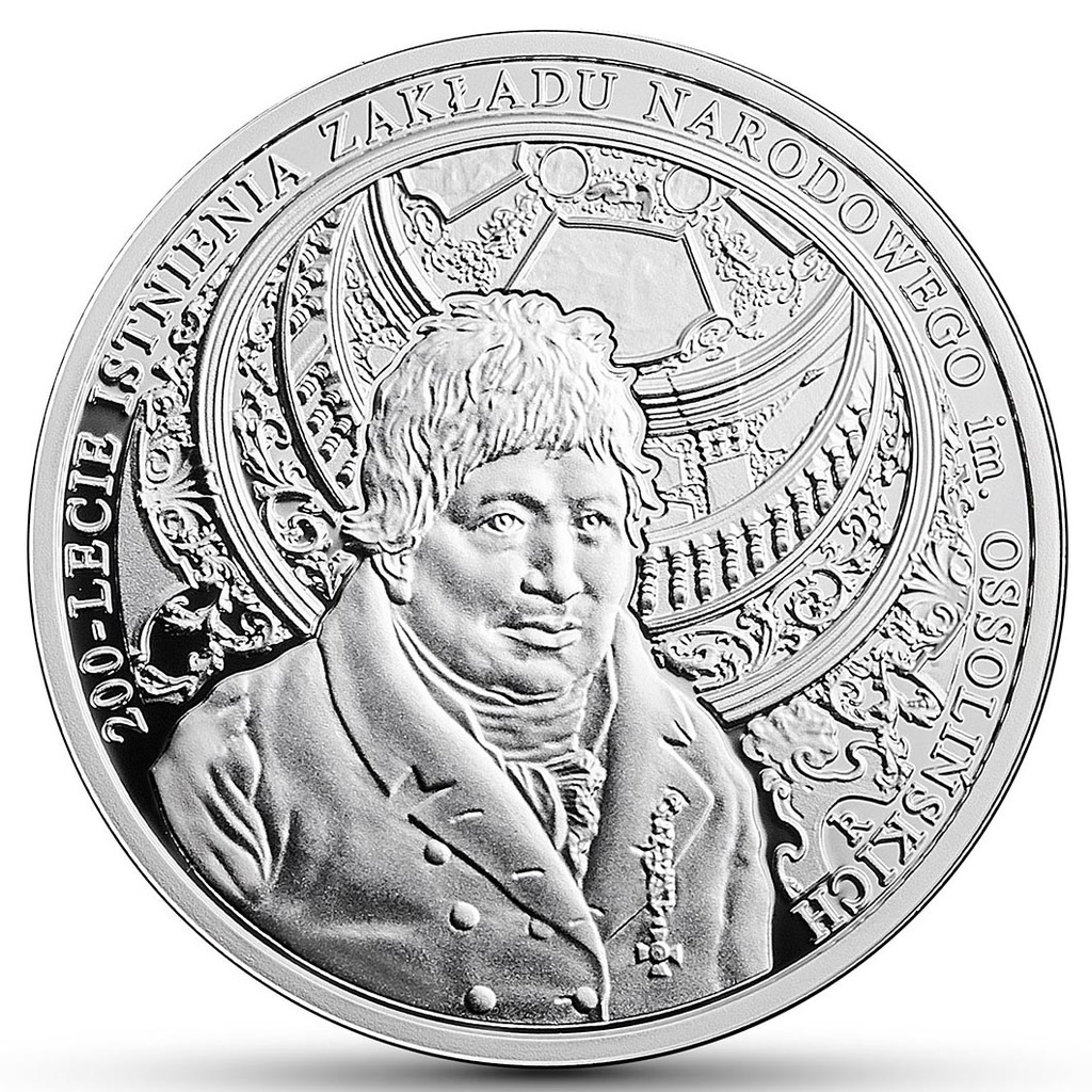 10zł Zakład Narodowy Ossolińskich Osolińscy moneta