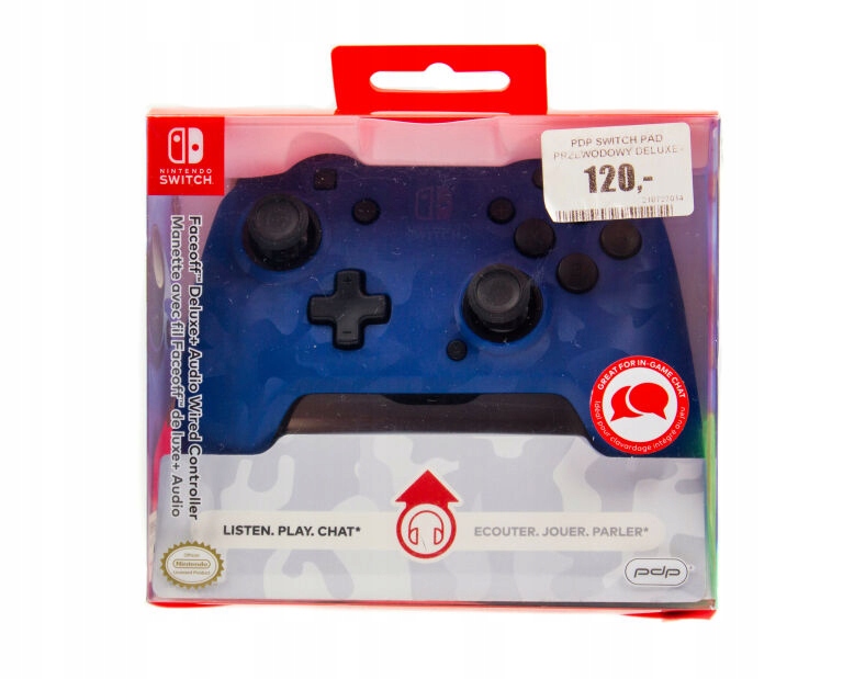 PAD NINTENDO SWITCH DELUXE+ BLUE CONTROLLER