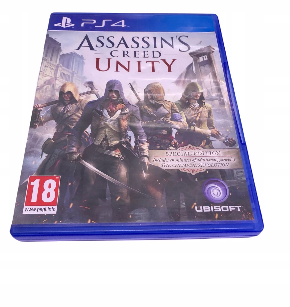 GRA ASSASSIN'S CREED UNITY PS4 UŻYWANA PS4 12741703028 oficjalne