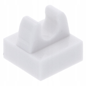 LEGO PŁYTKA 1 x 1 z zaczepem 2555 / 12825 Biała / White Używana