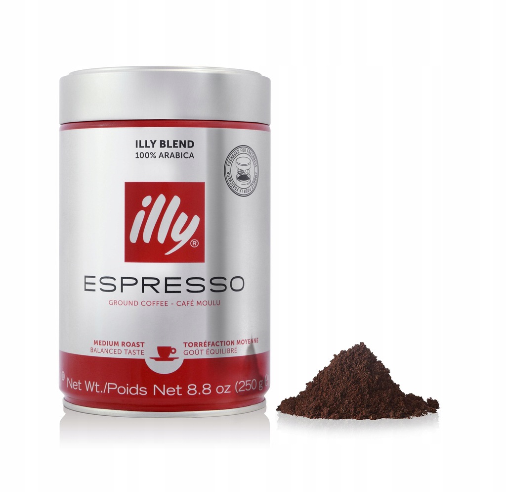 Kawa mielona 250 g illy 100% Arabica (01ILL002)