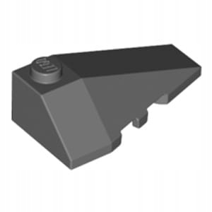 LEGO Wedge Skos 4x2 Prawy Ciemnoszary DBG 43711