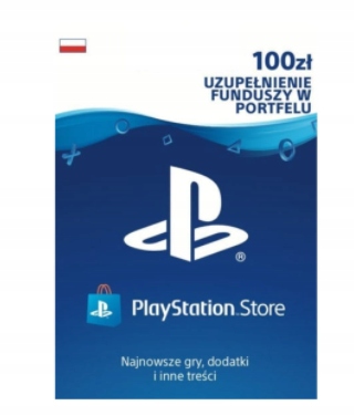 PSN doładowanie 100zł