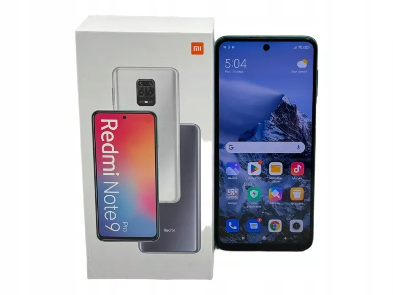 TELEFON XIAOMI REDMI NOTE 9 PRO 6/128GB 6,67" 60HZ 64MPIX!