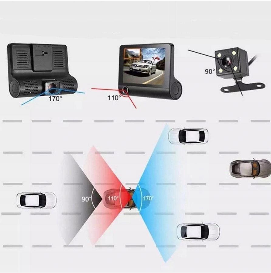 Купить Видеорегистратор для вождения, камера заднего вида, 3 камеры: отзывы, фото, характеристики в интерне-магазине Aredi.ru