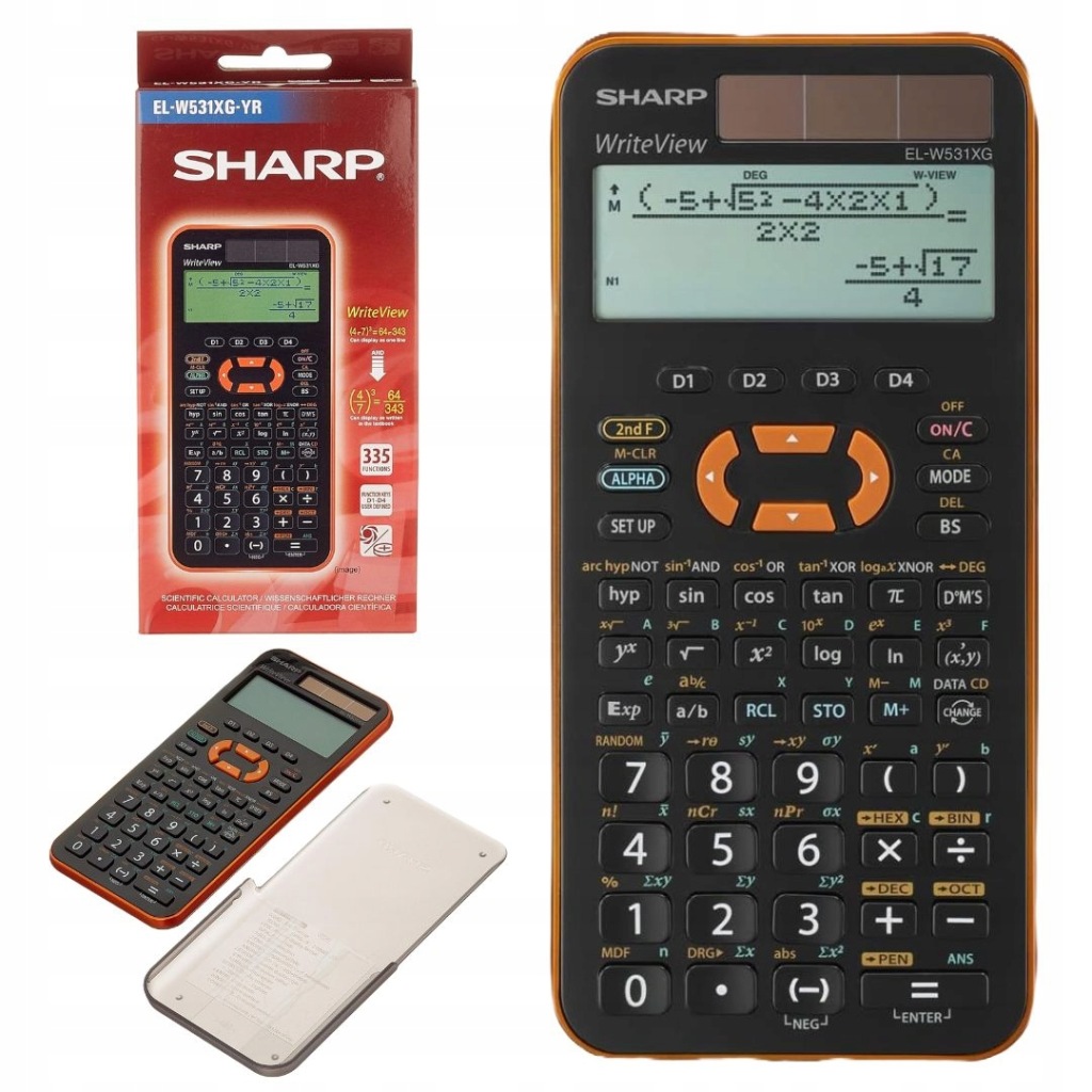 Kalkulator Naukowy Sharp EL-W531XG-YR