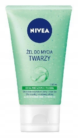 Nivea Żel do mycia twarzy do cery mieszanej i tłus