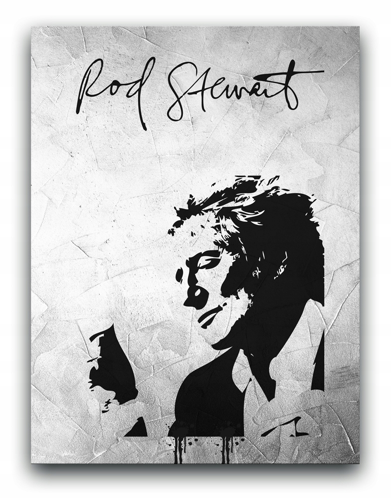 ROD STEWART - 80x60cm plakat canvas